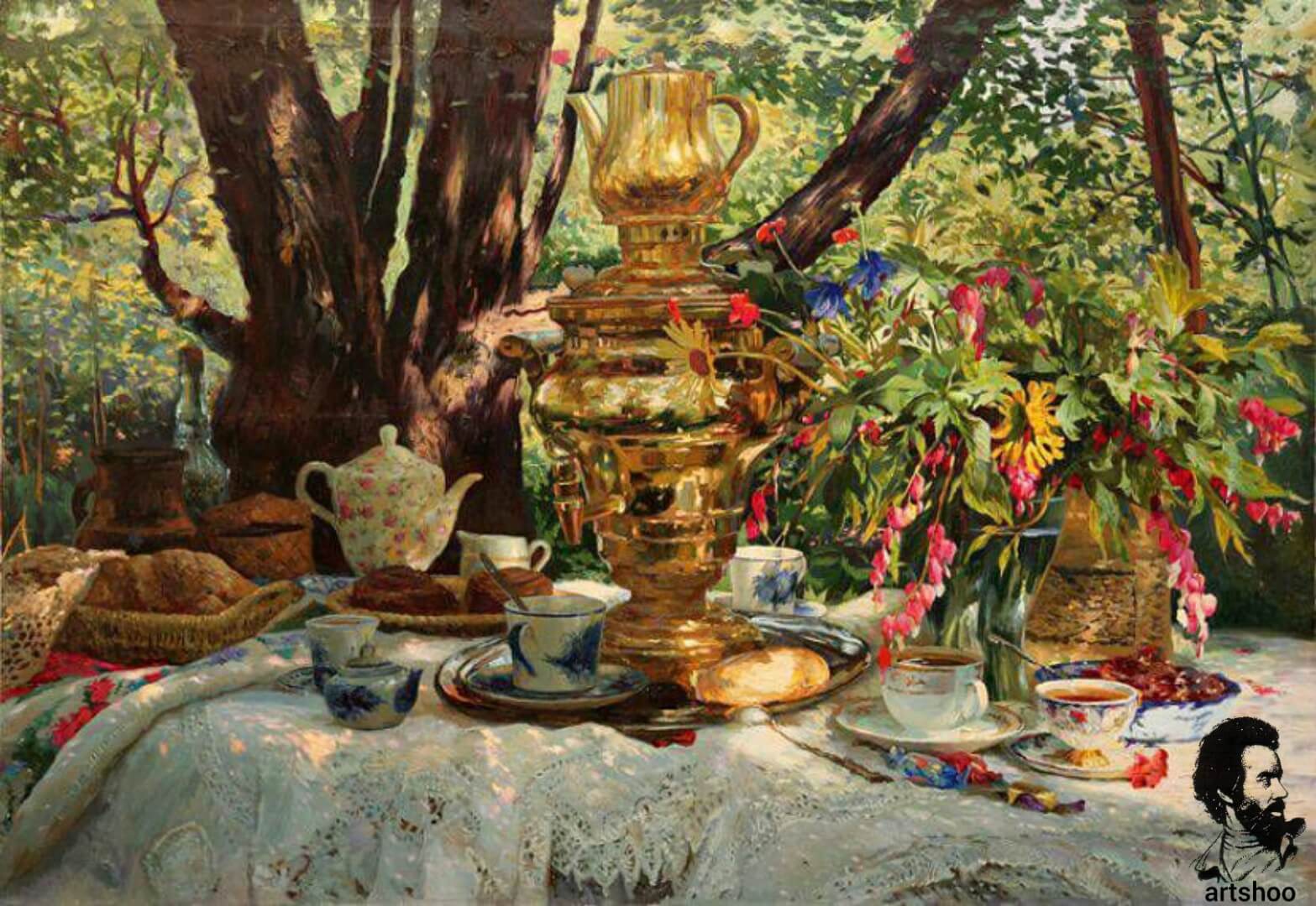 آموزش نقاشی رنگ روغن